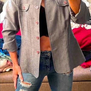 Fall Grey Suit Jacket